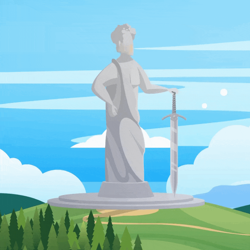 Statuesque crest
